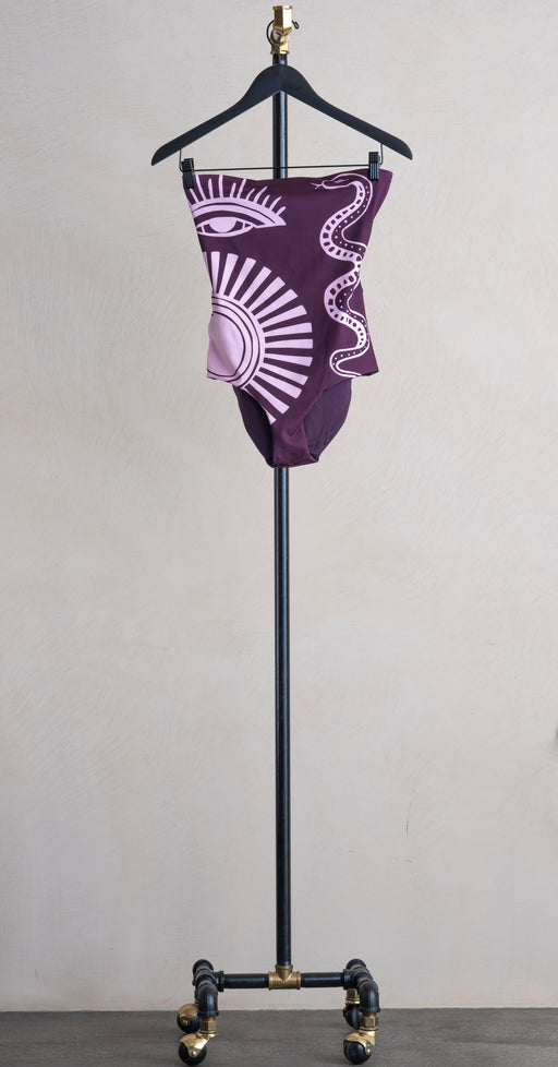 Cala De La Cruz Alison One Piece Plum