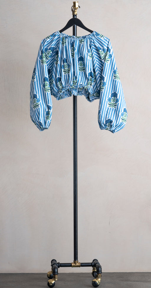 Maison Marigold Newport Top Blue/Green
