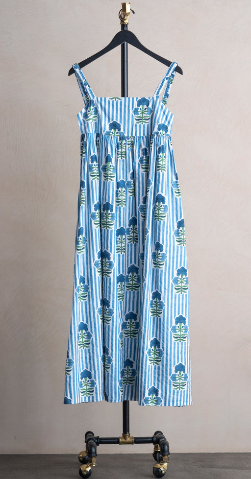 Maison Marigold Laguna Sun Dress Blue/Green