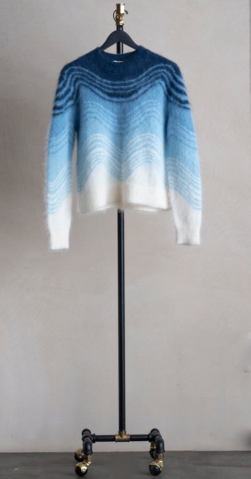 Zimmermann Rebellion Wave Sweater Blue