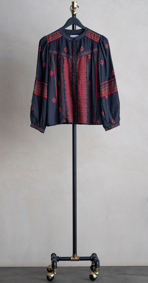 Maria Cher Bayou Finch Shirt Marine