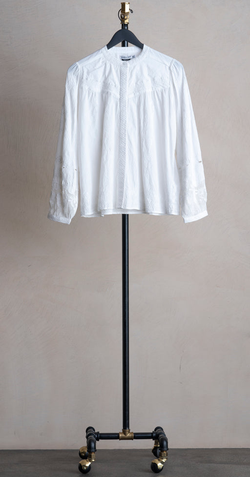 Maria Cher Broadway Devin Blouse Ecru