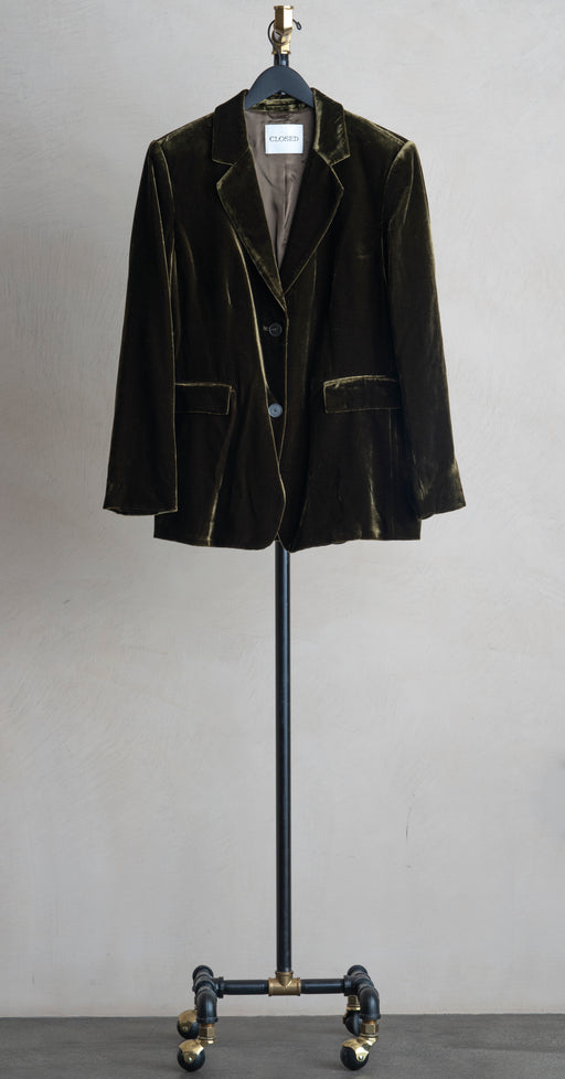 Closed Lola Blazer Marsh Green