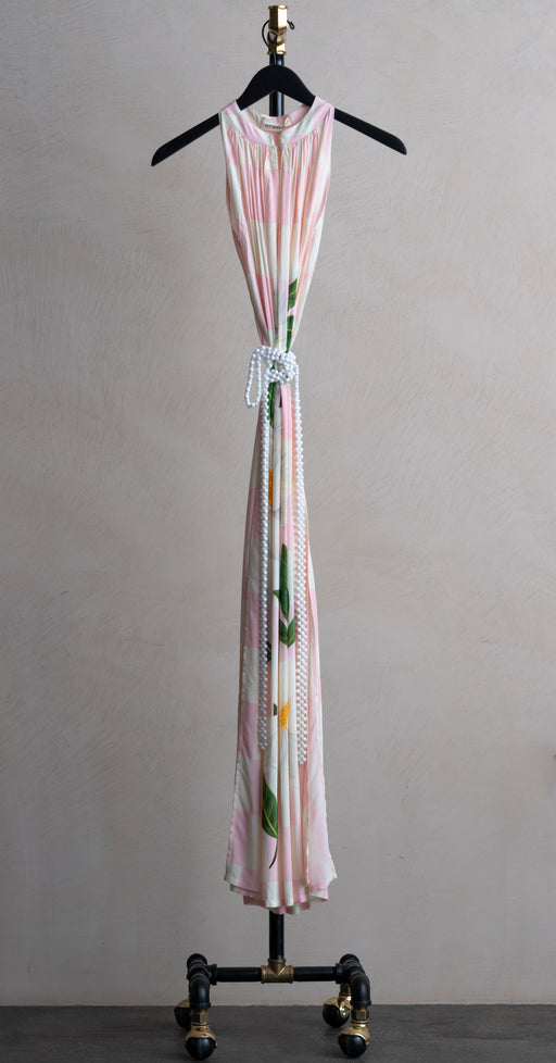 Verandah Sundowner Maxi Dress Blush/Ivory Magnolia
