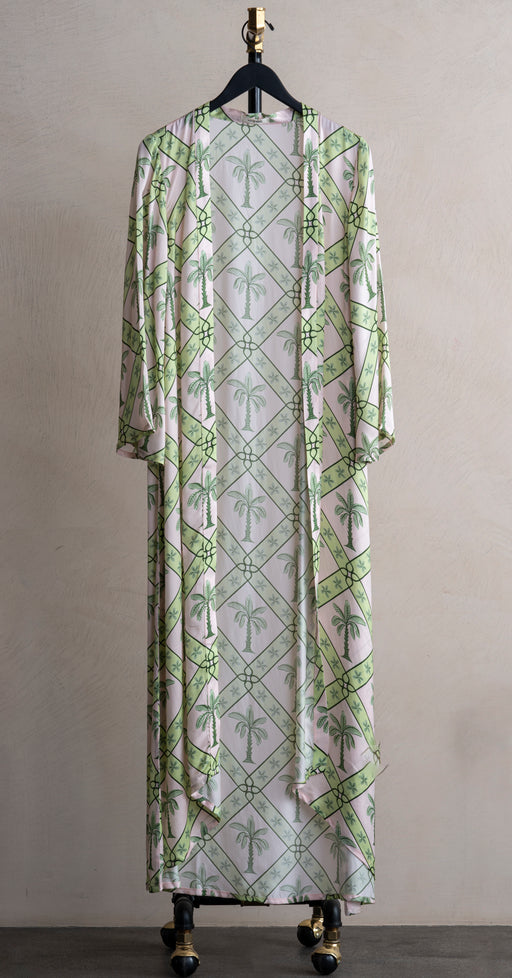 Verandah Kimono Kaftan Blush Palm