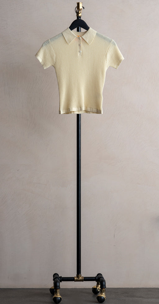 Guest In Residence Shrunken Polo Mist