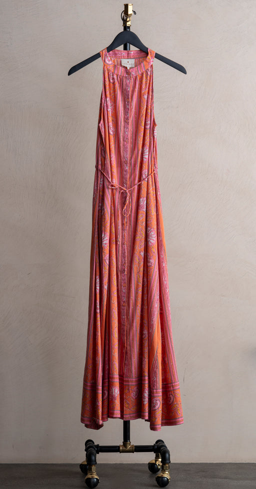 Hannah Isha Dress Daisy Crimson