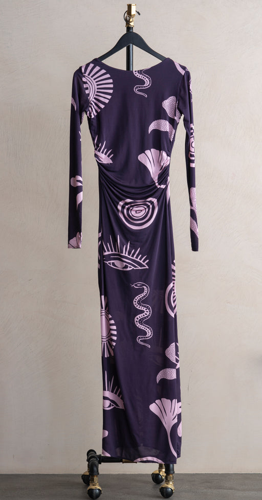 Cala De La Cruz Malaga Dress Plum