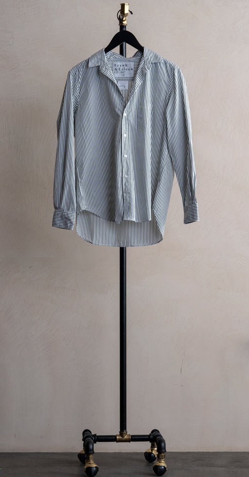 Frank & Eileen Eileen Army Green Stripe