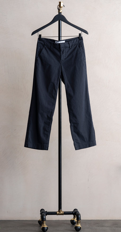 Frank & Eileen Westport Wide Leg Chino Washed Black