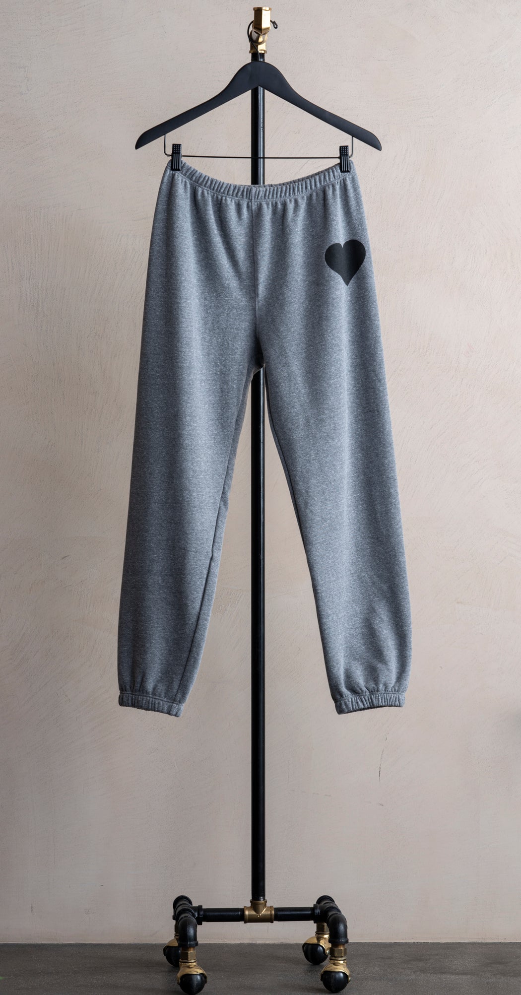 SPRWMN Black Heart Sweatpant Heather Grey