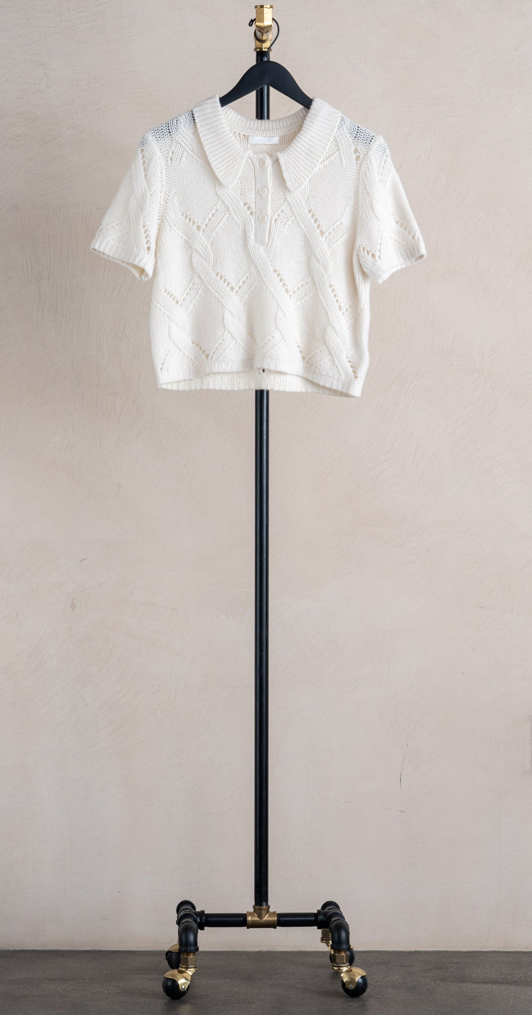 Sablyn Cadence Shrunken Polo Gardenia