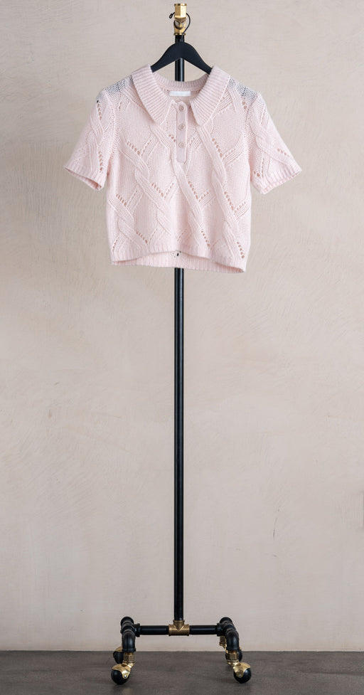 Sablyn Cadence Shrunken Polo Lunar