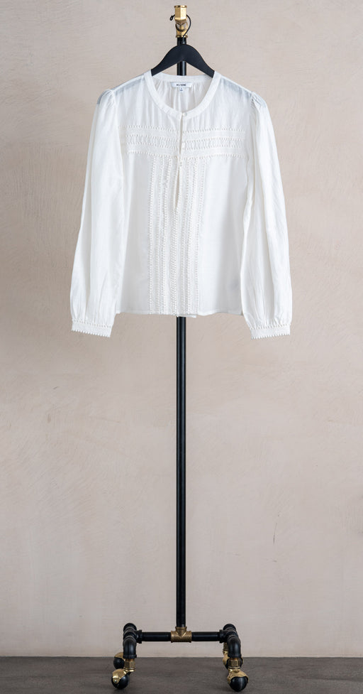 RE/DONE Tate LS Blouse Ivory