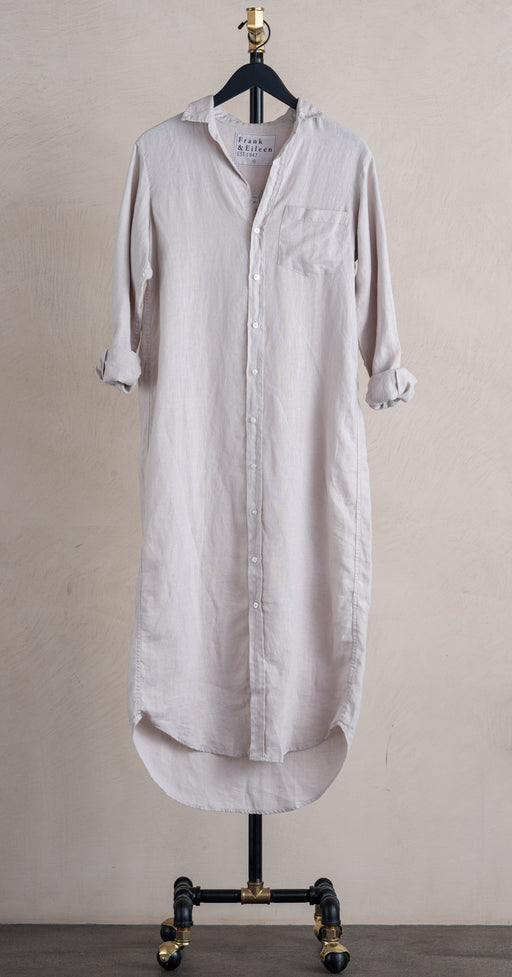 Frank & Eileen Rory Dress Sand Linen NEW