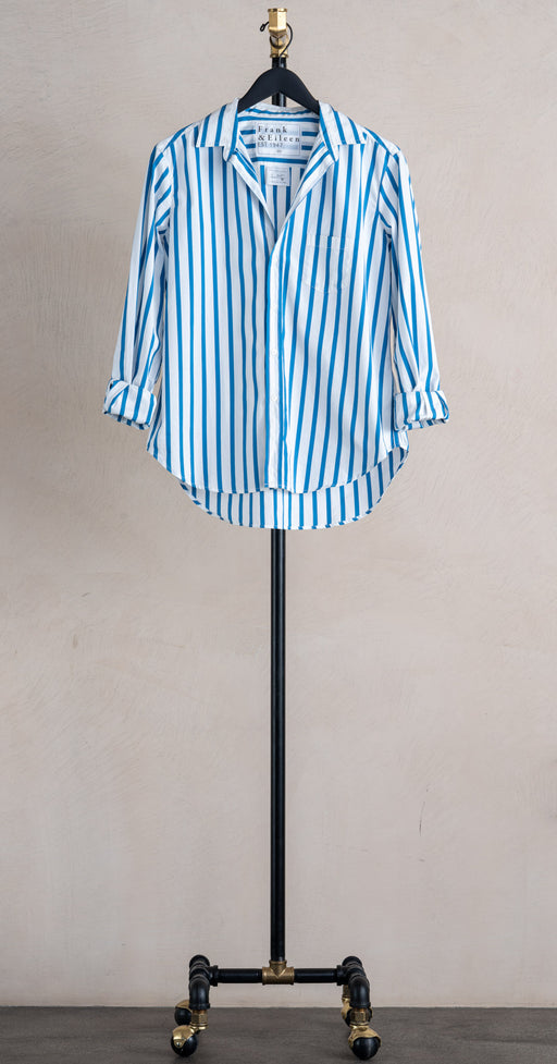 Frank & Eileen Eileen Blue White Stripe