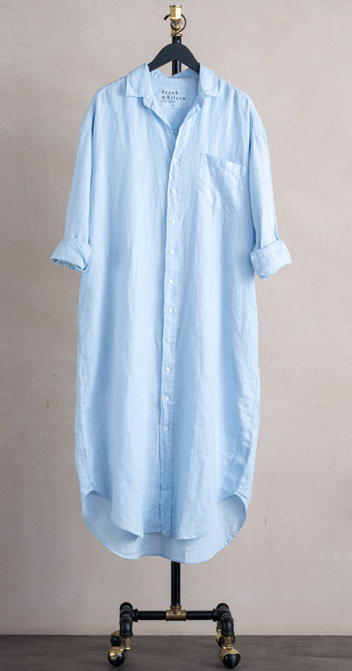 Frank & Eileen Megan Dress French Blue Linen