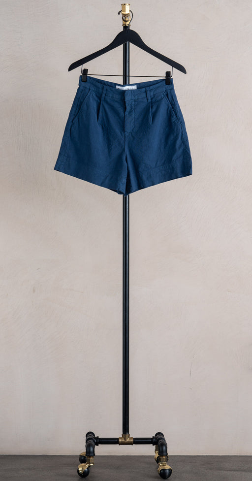Frank & Eileen Waterford Linen Short Summer Navy