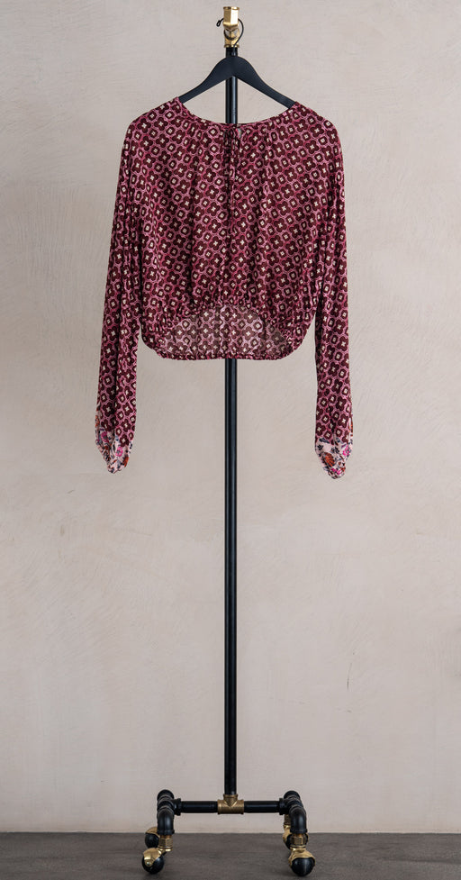 Natalie Martin Amelia Top Mosaic Spice