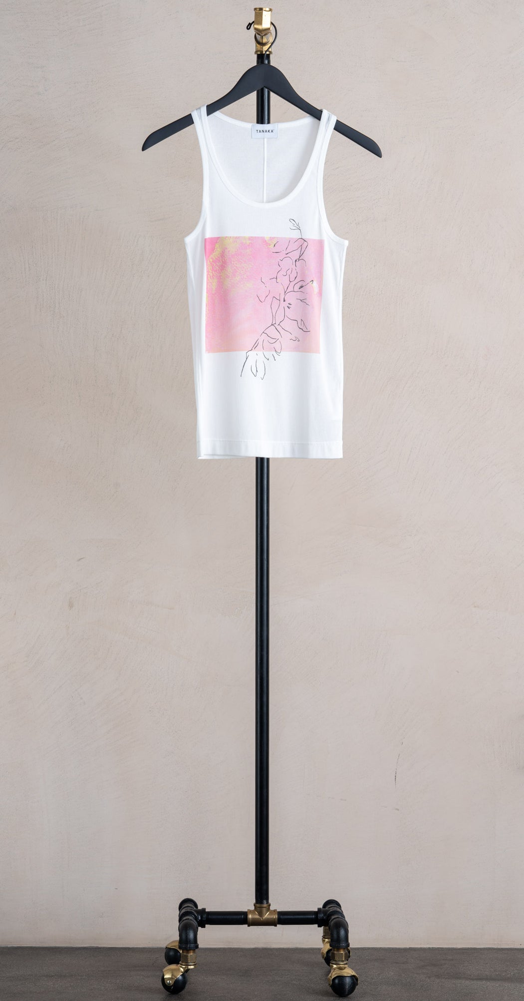 Tanaka Tank Top Pink Flower