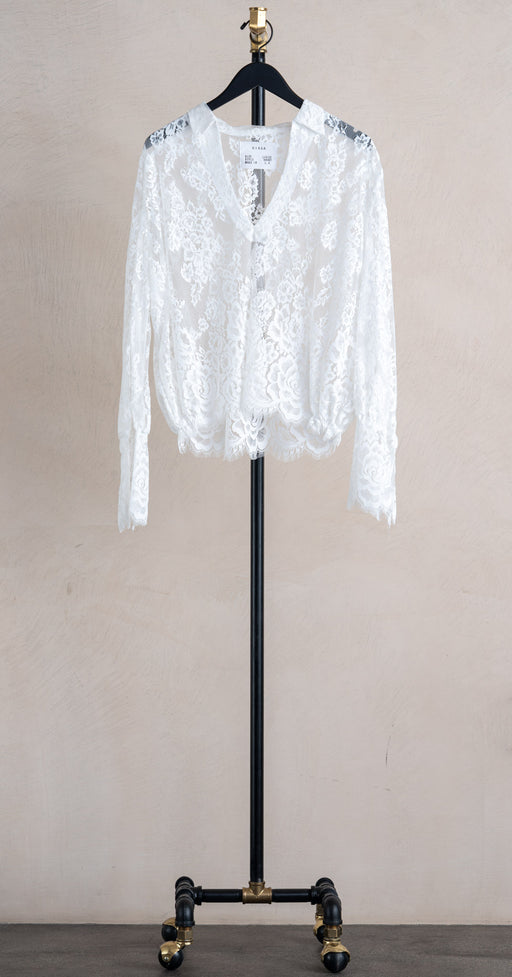Cissa Victorian Shirt White Lace