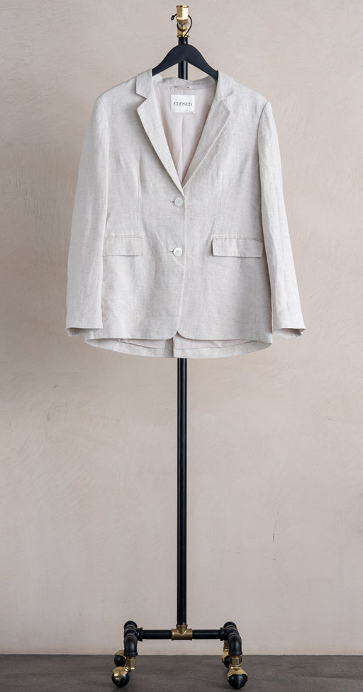Closed Lola Blazer Mud Grey