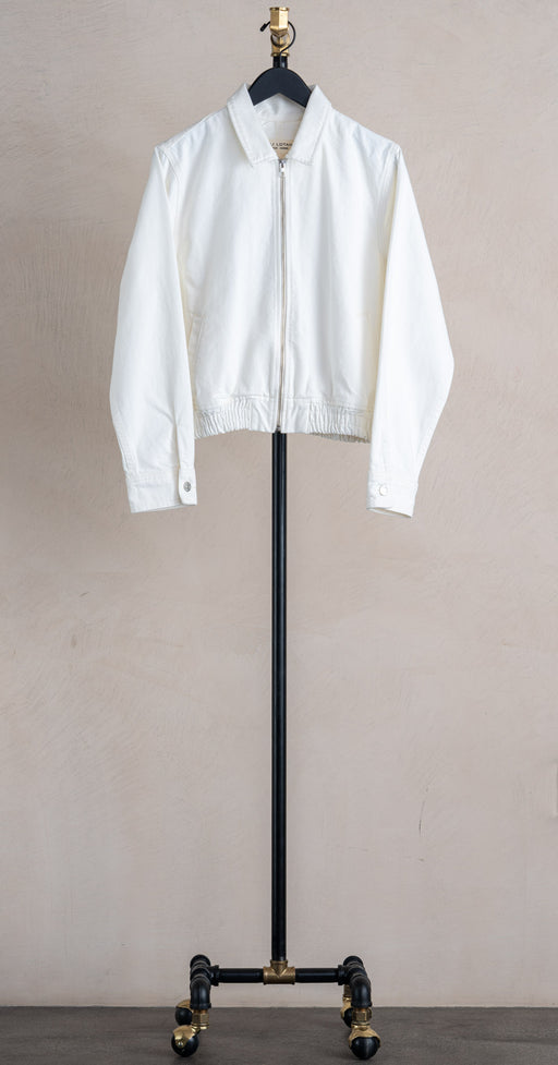 Nili Lotan Najac Denim Jacket Cream
