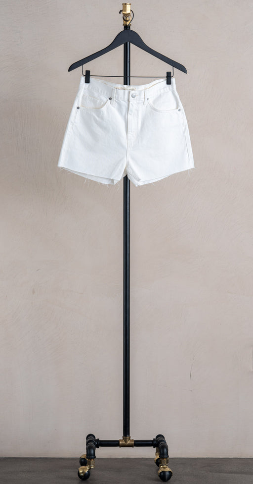 Nili Lotan Cobain Denim Short Cream
