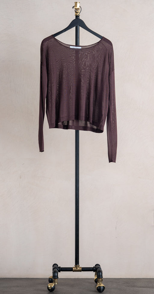 SPRWMN Off Shoulder Sweater Americano