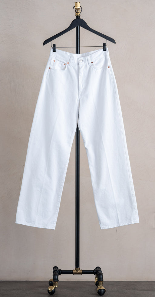 6397 Wide Jean Optic White