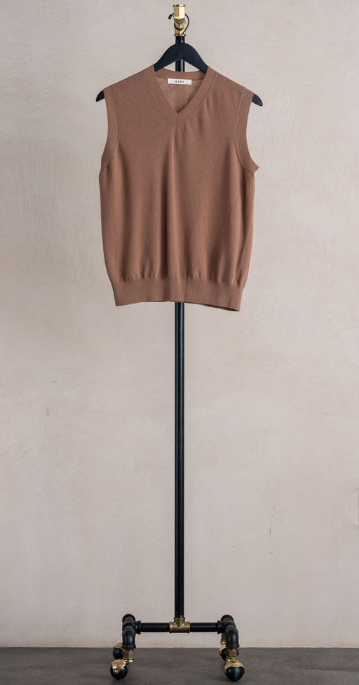 6397 Twisted Vest Tawny