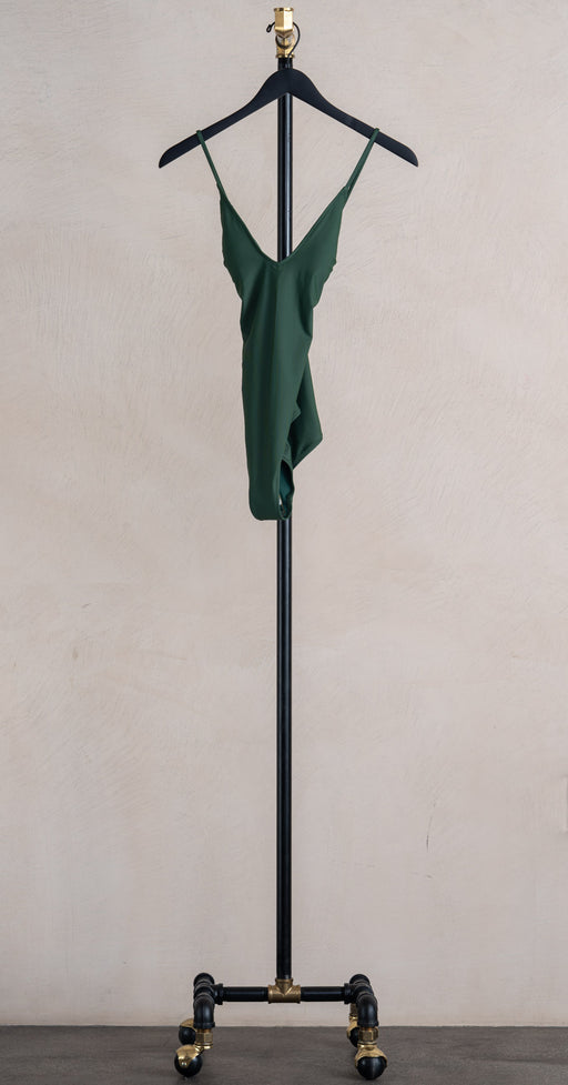 Verandah Crossback One Piece Emerald Green