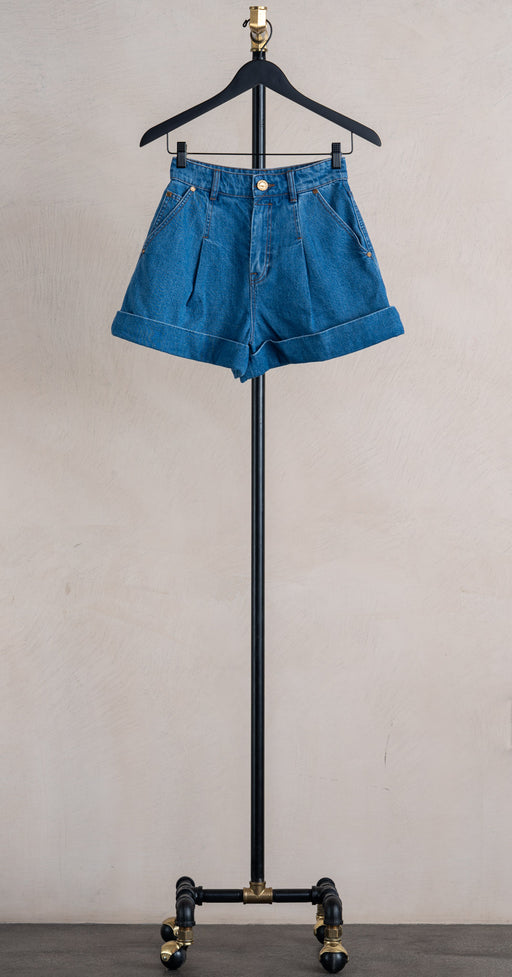 Zimmermann Denim Short Bay Blue