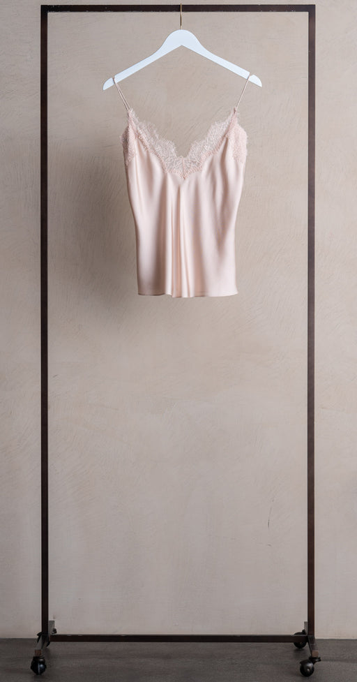 Rohe Lace Silk Camisole Rose