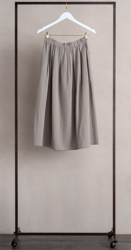Evam Eva Cotton Skirt Grege