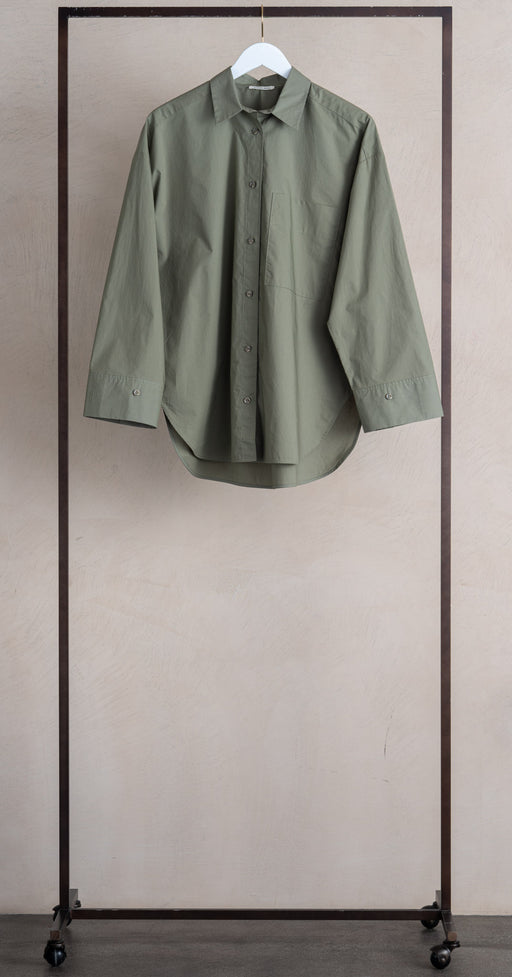 Malene Birger Derris Top Deep Lichen Green